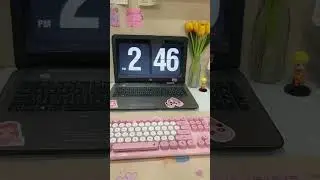 Aesthetic pink keyboard unboxing 🌷
