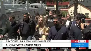 🗳️ KARINA MILEI VOT&Oacute; EN LAS ELECCIONES LEGISLATIVAS NACIONALES 2025