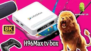 H96Max H618 Plus TV Box | Android 14, 8K UHD, WiFi 6, Voice Control & Quad-Core Power!