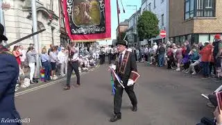 Milltown Accordion (No.1) @ Co. Antrim Black Saturday Parade ~ Ballymena ~ 31/08/24 (4K)
