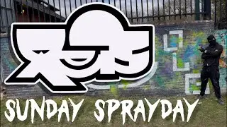 Sunday Sprayday Ep. 153 - Abstract Futuristic Graffiti