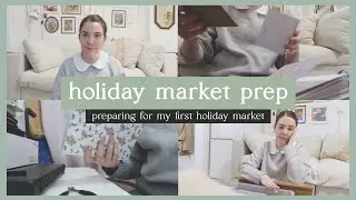 Подготовка к моей первой рождественской ярмарке в этом сезоне // Продажа поздравительных открыток...