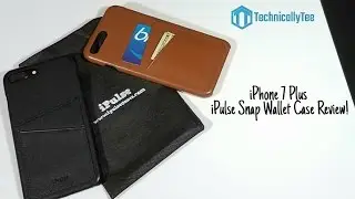 iPhone 7 Plus iPulse Leather Snap Wallet Case Review!