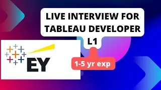 EY - Tableau developer L1 round