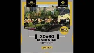 Taj Residencia RDA Approved Society | 8 Marla Plot For Sale