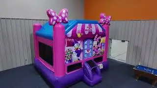Licensed Minnie Mouse bounce house