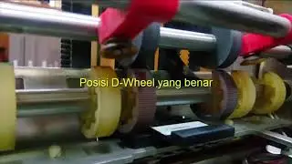 Cara setting D WHEEL Gear pada Atm NCR