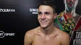 GEORGE DAVEY REACTS TO DECISION VICTORY ON FRANK WARREN CARD AGAINST VETERAN JEFF THOMAS / BT SPORT