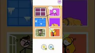 Thief puzzle Love letter snatching #stickman #puzzle #level
