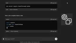 ChatGPT Bottom Copy Code Button Chrome Extension