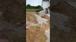 Jobsite check in ! #landscapedesign #gardendesign #landscaper #frenchdrain