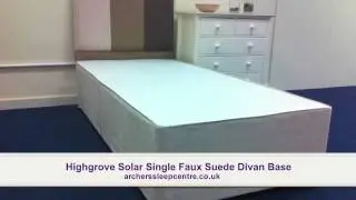 Highgrove Solar Single Divan Base