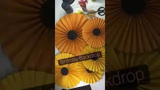 50th Birthday Backdrop || DIY Birthday Decoration || Racquel&rsquo;s Birthday #diy #backdrop #decoration