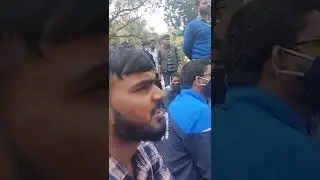 BHU STUDENTS  PROTEST FOR HYBRID CLASS