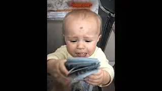 Babies Crazy Reaction 💀 #trending #edit #troll #trollface