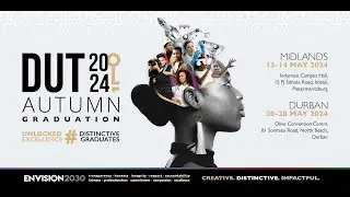 DUT 2024 Autumn Graduation Ceremonies DBN - 21 May 2024 – 9am – Applied Sciences