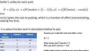 Sports Economics: Behavioral Economics and Golf
