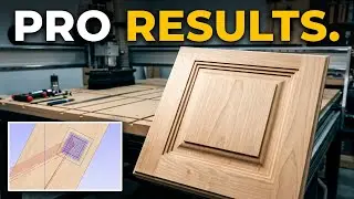 Master the Art of Custom Cabinet Doors: Aspire & CNC Magic ✨🚪