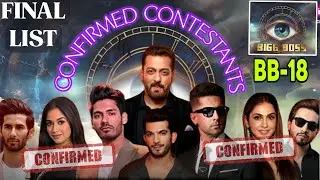 Bigg Boss 18 Grand Premier Contestants Final List | Confirmed Final 18 Contestants List Must Watch