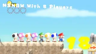 NSMBW With 8 Players - Part 18 - Birdies