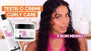 FINALIZAÇÃO COM PRODUTOS DE SALÃO EM CASA - CURLY CARE BE FREE E GELATINA PUDDING | JULIANA LOUISE