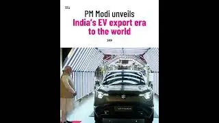 PM Modi unveils India's EV export era to the World