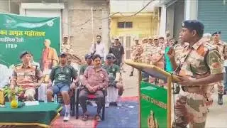 ITBP Cycle Rally reached at the bithplace of freedom fighter Sukhdev in Ludhiana