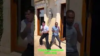 RYAN GARCIA AND SUGAR RAY LEONARD HAVING FUN DOING THE SPEED CHALLENGE