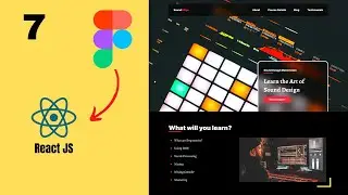 Figma To React JS | Build A Modern Responsive Website - Topics Section CSS
