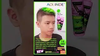 AOLINDE UV NEON HAIR COLOR🥰The colors of the day are very bright✨The night is even more charming