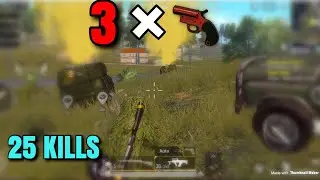 3 Flare Guns 1 Game - PUBG Mobile - Landing Military!