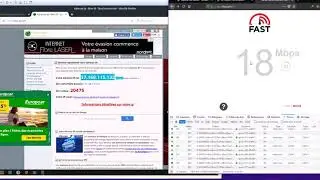 Freemobile speedtest on fast.com - Windows vs Linux