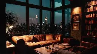 POV: The Loneliness of Luxury in a 1980s Penthouse | Midnight Smooth Jazz & City Lights
