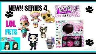 NEW LOL PETS REVEAL+ OWLS+PONIES+ LOL SURPRISE PETS SERIES 4 DECORDER LOL SURPRISE EYE SPY PETS