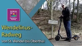 Doc.Green EWA 6000 🛴 - 4 - Wendelinusradweg | Reichweitentest 17&deg;C - 97 kg | DJI Mavic Mini