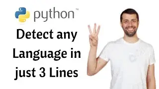 Detect any Language using Python (3 Lines) || Code With Vihit