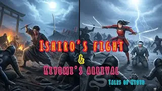 Ishiro's Fight & Kiyomi's Arrival। Samurai।Episode - 2।Tales of Kyoto(Japan)।Action Video। #cartoon