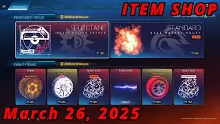March 26 Rocket League Item Shop: 2 PAINTED TOON SKETCH BOOSTS!