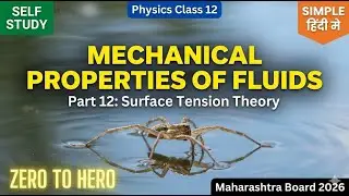 surface tension molecular theory cohesion adhesion part 12