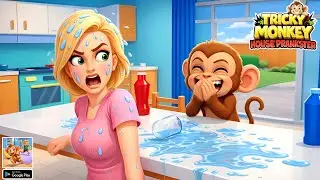 Tricky Monkey: House Prankster &ndash; New Android Gameplay (Part 2)