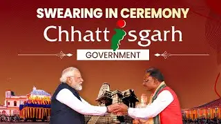 LIVE: PM Modi attends swearing-in ceremony of the new government of Chhattisgarh