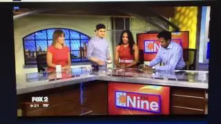 Jacob Ryan performing magic on Fox 2 news