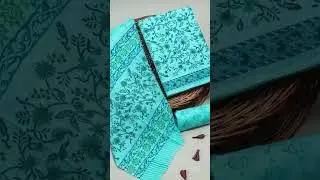 Pure Cotton Suits With Cotton Dupatta | Unstitched Salwar Suit Materials Online #dressmaterials