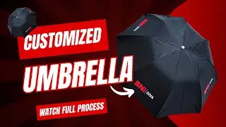 Customized Umbrella With DTF Stickers | Promotional Umbrellas, Corporate Umbrellas