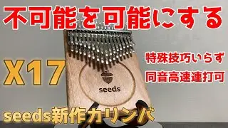 完売！【まるで魔法のアイテム】不可能を可能にするseeds新作カリンバ「X17」