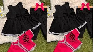 1-2 Year Baby Frock Cutting & Stitching | Stylish Baby Frock With Coat | Cute Baby Dress Design | 