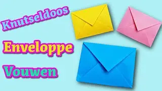 Enveloppe vouwen van papier
