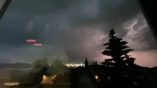 Watching the constant lightning storm strike every 2-5 seconds. (So insane) [Crazy]
