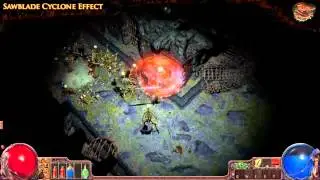 Path of Exile - Sawblade Cyclone Effect - microtransaction