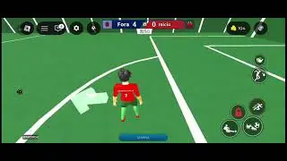 jogando mapa de futebol realista no Roblox 